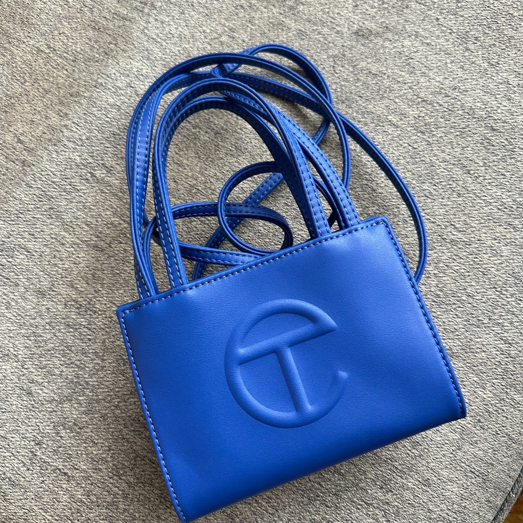 Preowned Telfar Blue Crossbody Bag